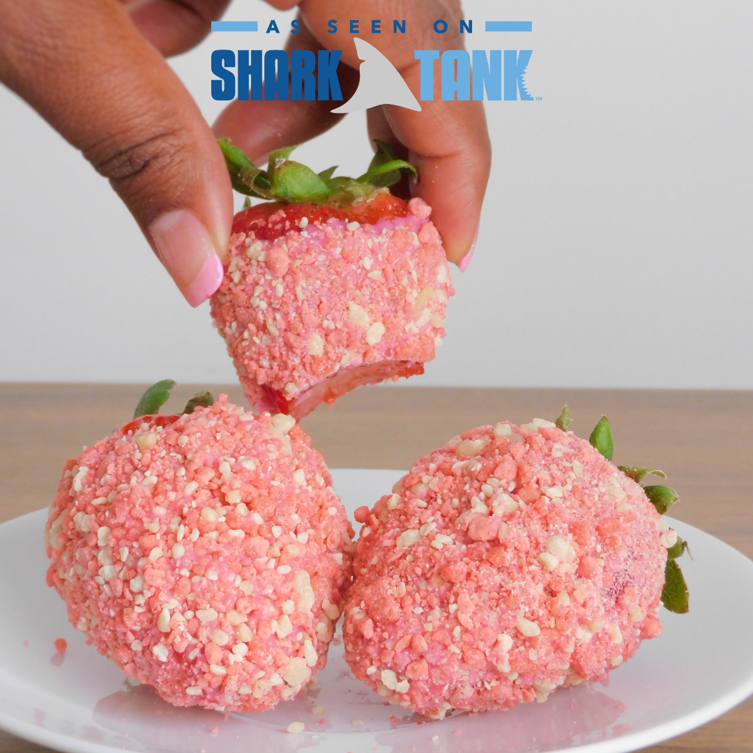 Chocolate Covered Strawberries with Yum Crumbs