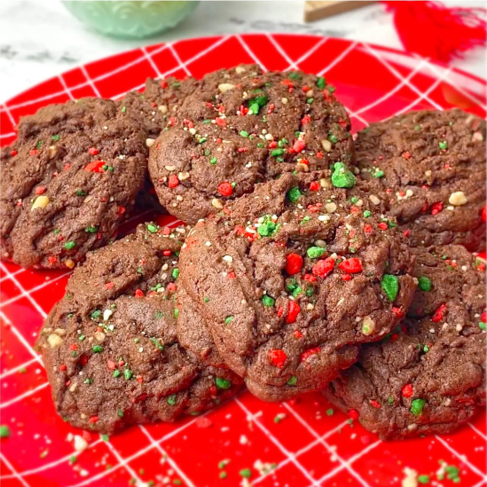 Chocolate-Santa-Claus-Sugar-Cookies Yum Crumbs
