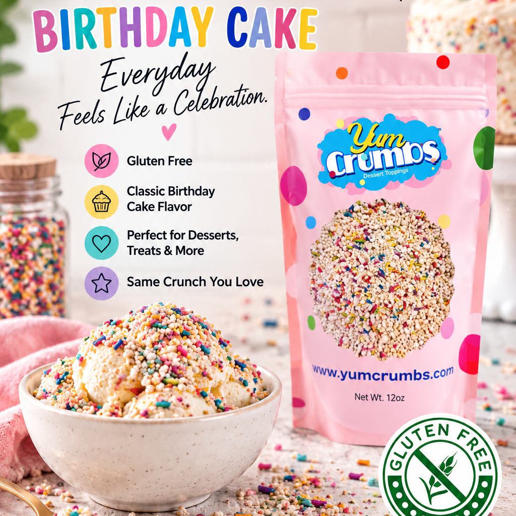 Gluten Free Birthday Cake Topping