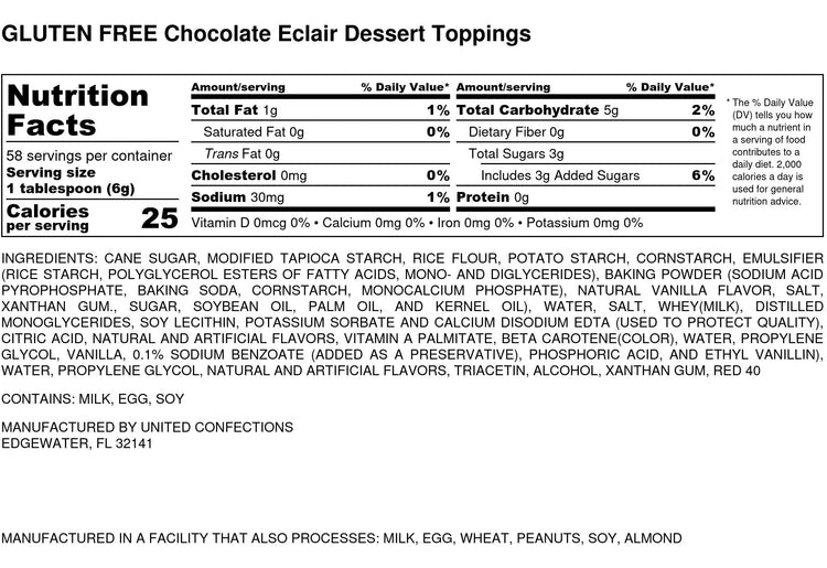 Gluten Free Chocolate Eclair Yum Crumbs