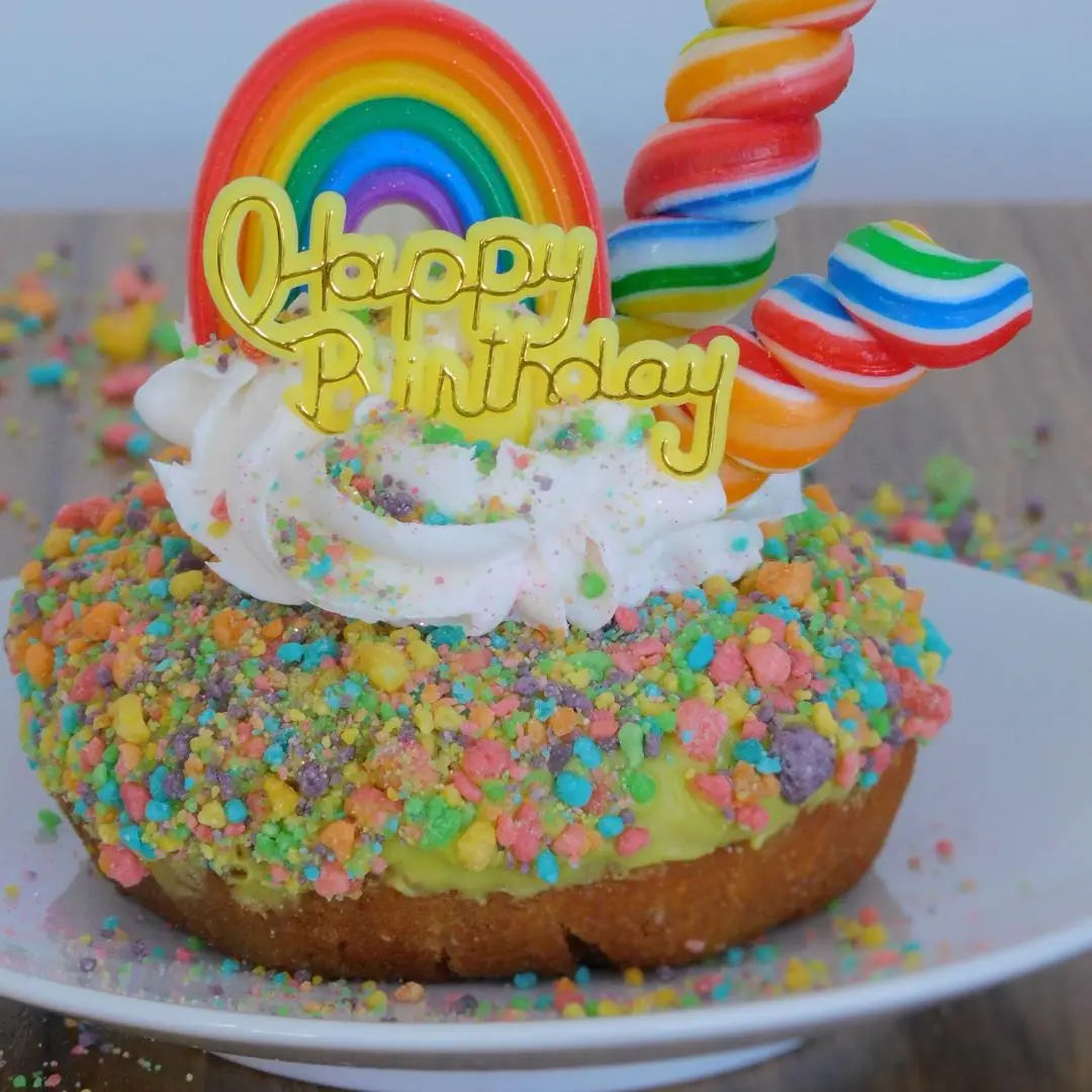 Rainbow Dessert Topping Yum Crumbs