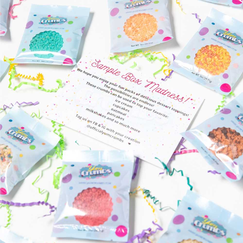Sample Pack (20 Flavors) Yum Crumbs