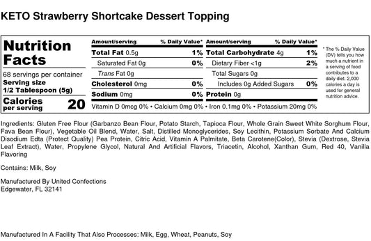 Sugar FREE Dessert Toppings Yum Crumbs