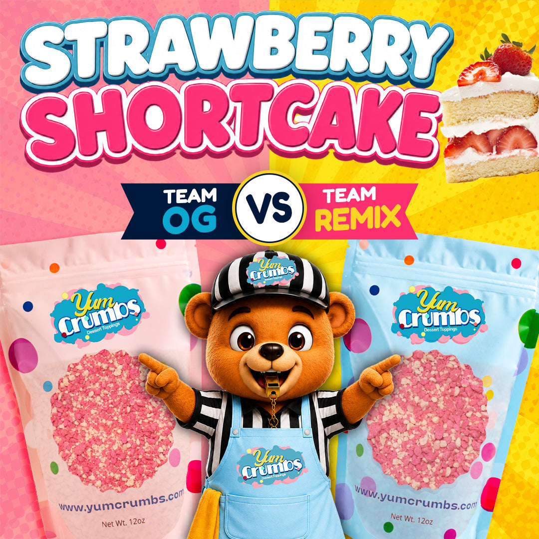 Yum Crumbs Flavor Wars™: Strawberry Shortcake OG vs. REMIX 🥊🍓
